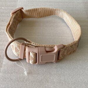 Techlink Pink Reddy Jacquard Dog Collar 23” Quick-Release Buckle (New)